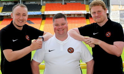 From left to right: Paul Wilson, Jamie Kirk and Michael Malone