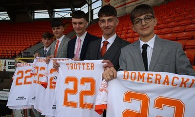 Dundee United have signed five academy graduates
