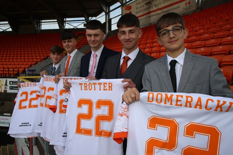 Dundee United have signed five academy graduates