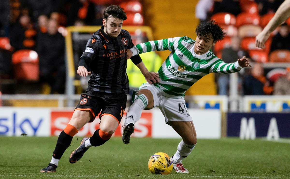 Dylan Levitt will face Reo Hate as Dundee United host Celtic